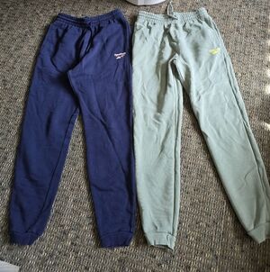 Reebok Navy and Sage Men's Jogger Sweatpants - 2-Pack